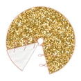 thumbnail image 3 of Kll Glitter Gold Christmas Tree Skirt 30",Party Decorations Farmhouse For Christmas Decorations Holiday Party, 3 of 8