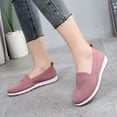 thumbnail image 3 of GUOBIOZIY Women Sneakers Mesh Walking Sock Shoes Breathable Comfort Athletic Shoes Slip on Shoes for Women(Pink,6.5), 3 of 7