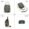 thumbnail image 3 of FORMRS Crossbody Bag for Women Quilted Travel Shoulder Cell Phone Purse with Chain Strap Handbag, Green Christmas Candy Canes, 3 of 7