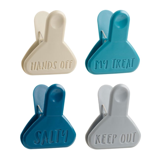 Mainstays 4-Piece Bag Clip Set