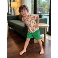 thumbnail image 3 of BemeyourBBs Cinco De Mayo Baby Boy Outfit Toddler Baby Boy Mexican Fiesta Outfit Infant Boy Summer Clothes Sombrero Donkey Print Short Sleeve Button Down Shirt Elastic Waist Pockets Shorts Set, 3 of 9
