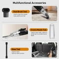 thumbnail image 5 of Upgrade Car Handheld Wireless Vacuum Cleaner, Portable Ultra Strong Vacuum Cleaner, 8000PA for Pet Hair Sofa Dust Gravel Cleaning Home Office Keyboard, 5 of 9