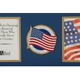 thumbnail image 3 of Allied Frame US American Flag Medallion Double Picture Frame - Two 4 x 6 Photo Openings, 3 of 4