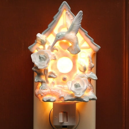 

Cosmos Gifts Hummingbird on Birdhouse Night Light