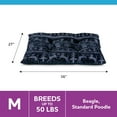 thumbnail image 3 of Vibrant Life Holiday Pillow Dog Bed, Black and Red Buffalo Plaid,Medium, 36" x 27", 3 of 6