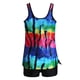 thumbnail image 4 of Gibobby Conjunto de bikini sexy Con Boyshorts Trajes a rayas de dos controles de baño Tummy Top para mujer Trajes de baño Trajes de baño Conjunto de tank(Rojo,M), 4 of 5