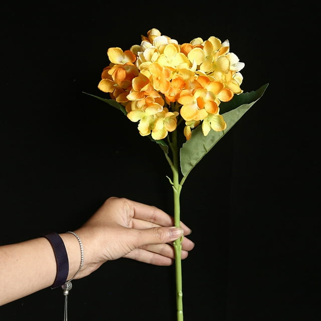 SDNall Artificial Flower Hydrangea Fake Silk Flower Home Wedding Party Floral Decor