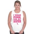 thumbnail image 4 of Wear Pink For My Sister Breast Cancer Tank Top T Shirts Men Women Brisco Brands L, 4 of 6