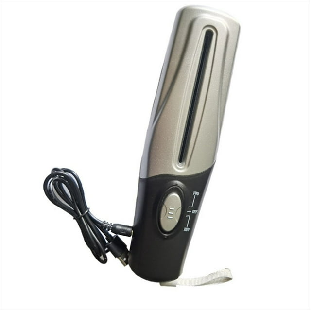 Usb Portable Paper Shredder Multifunctional Mini Electric Paper Shredder Document Strip Cutter Office Stationery,1x Handheld Paper Shredder 1x USB Cable,Silver Black