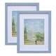 thumbnail image 1 of Marco de fotos Muzilife de madera con cristal auténtico azul, 20 x 25 cm, 2 unidades, 1 of 8