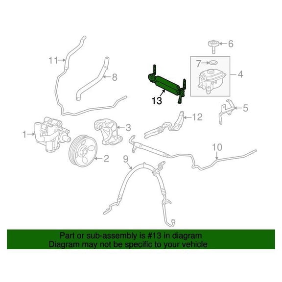 GM 20907760 Cooler Asm-P/S Fluid