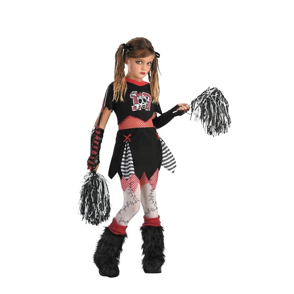 Disguise Girls' Cheerless Leader Costume - Size 10-12