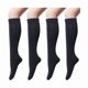 thumbnail image 1 of WAYAN Knee High Socks for Women, Cotton White Long Tube Sock Black Stockings Striped for Boot Outdoor Sport, 1 of 1