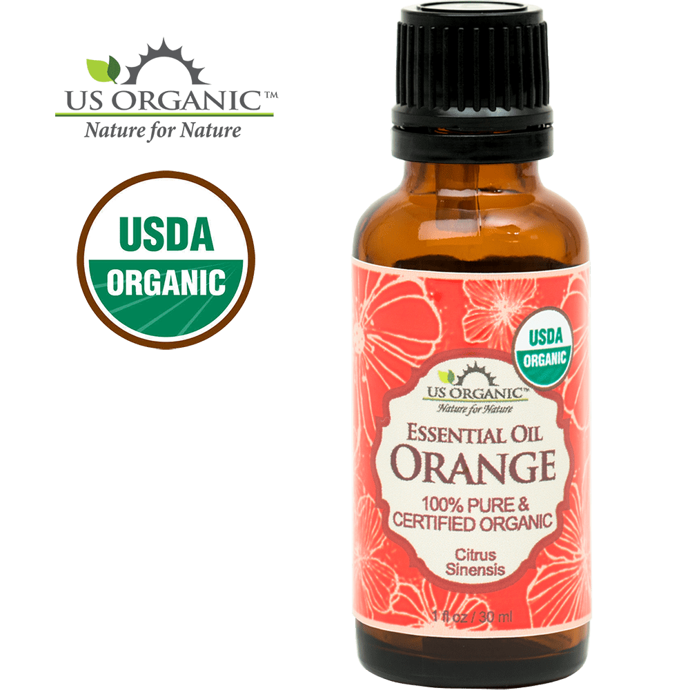 100% Pure Certified USDA Organic - Sweet Orange Essential Oil