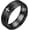 Black, variant on Unisex Tungsten Steel Simple Personality 8MM Matte Brushed Cross Signet Amulet Crucifix Ring Statement Band