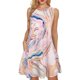 thumbnail image 1 of Vestido informal hasta la rodilla con bolsillo suelto para mujer, sin mangas, cuello redondo, estampado, vestidos de playa Pompotops ghjkhdj2844, 1 of 6
