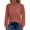 Orange, variant on CHICLOOM Long Sleeve Shirts for Women Under $8 Regular-Fit Crewneck Women's Clothing L