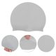 thumbnail image 3 of Gorro de natación de silicona impermeable de color sólido gris claro de 1 pieza de Bargains Únicos, 3 of 5