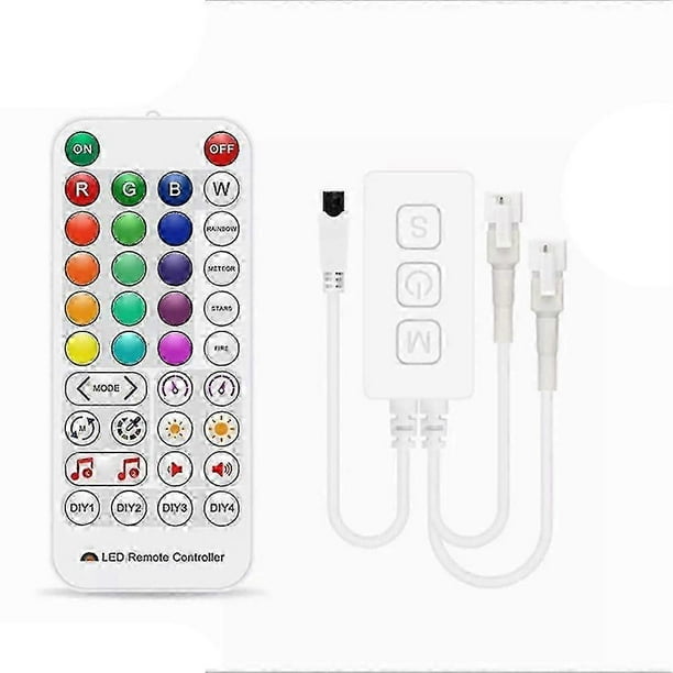 Sp511e Wifi Music Led Controller For Ws2812b Ws2811 Addressable Pixel Rgb Dual Output Smart Voice C
