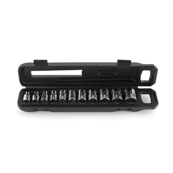 HART 11-Piece 3/8" Standard Socket Set, Standard SAE Sockets