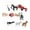 10Pcs Style C, variant on Kokiya Mini Barn Farm Toys Playset Educational Toy Farm Animals Figurines Set for 3 4 5 10Pcs A