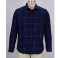 thumbnail image 5 of DDAPJ pyju Big and Tall Button Down Shirts for Men Flannel Plaid Shirt Regular Fit Business Casual Shirts Lightweight Gingham Shirts with Chest Pocket Wine XXL, 5 of 7
