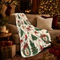 thumbnail image 3 of Nutcracker Ballet Christmas Tree Holiday, Festive Holiday Scene, Warm Flannel Blanket for Living Room and Reading Nook, Art Lovers Christmas Gift, Festive Home Decor, 3 of 9
