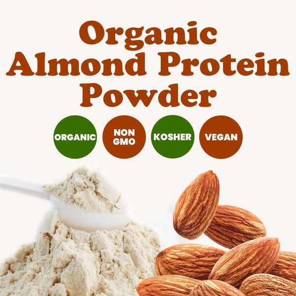 Organic Almond Protein Powder, 2 Pounds – Vegan, Kosher, Bulk – by Food to Live