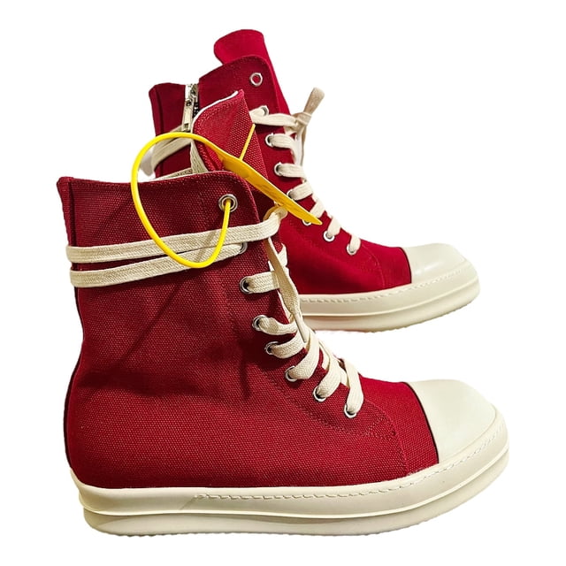 Botas Rick Owens Drkshdw En Rojo 7.5 mx