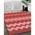 thumbnail image 3 of Ahgly Company Machine Washable Indoor Rectangle Transitional Red Area Rugs, 7' x 10', 3 of 7
