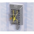 thumbnail image 4 of Trenes Bachmann - Parachoques LED intermitentes Snap-Fit E-Z Track - Riel de níquel plateado con plataforma gris - Escala HO mediana, 4 of 5