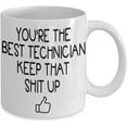 thumbnail image 2 of Technician Coffee Mug Gift Idea For Appreciation graduation, future new technician, thank you Tea Cup Mother's day Father's day Christmas Xmas, 2 of 2