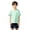 V54-Green, variant on WhouRiu Boys Summer Athletic Outfits Short Sleeve Tees And Shorts Sets Kids Sports Clothes