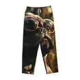thumbnail image 6 of Fotbe Pug Wearing Sunglasses Flowers Women's Pajama Pants,Sleepwear Pants,Pj Bottoms Drawstring And Pockets-XX-Large, 6 of 7