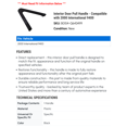 thumbnail image 2 of Interior Door Pull Handle - Compatible with 2000 International 9400, 2 of 2