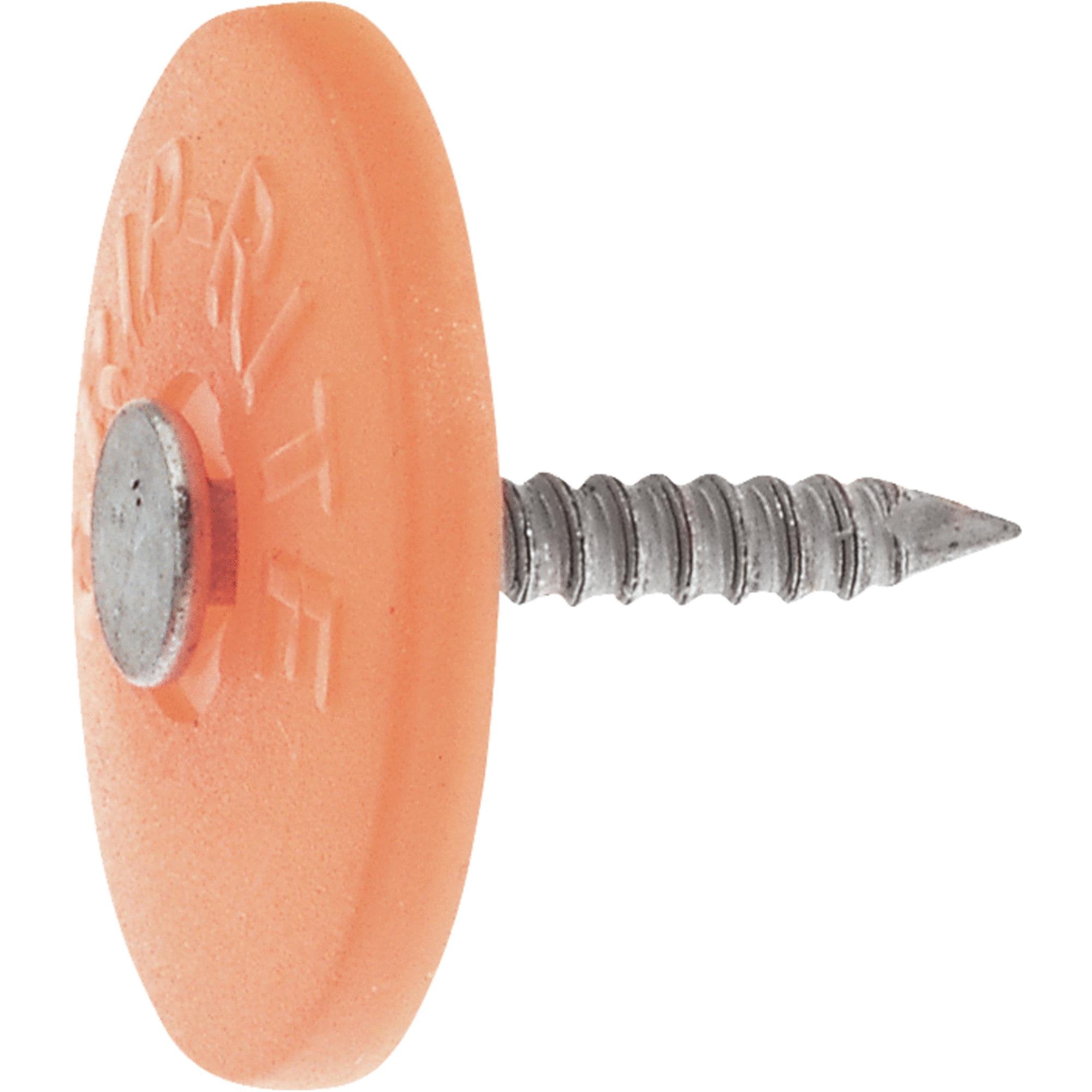 GripRite Ring Shank Plastic Grip Cap Nails