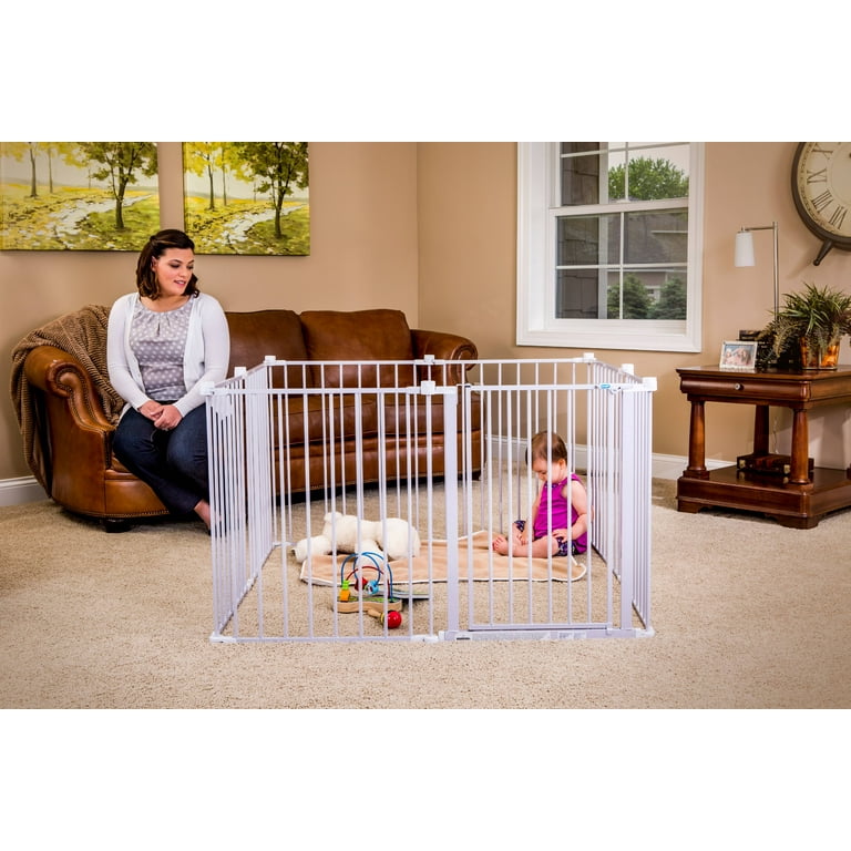 Regalo 2 in 1 super cheap wide safety gate and playard