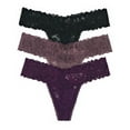 thumbnail image 1 of Victoria's Secret The Lacie Thong Panty Set of 3, 1 of 2