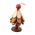 thumbnail image 4 of Juego de salvamanteles de madera, posavasos, protector de mesa, decoración para el hogar, árbol de Navidad Manzana, 4 of 9