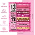 thumbnail image 4 of 13 Year Old Girl Gifts - 13th Birthday Gifts for Girls - Bday Blanket for 13-Year Old-Girl - 13th Birthday Decorations for Girls - Bday Gift for Teen Girlie - Teenager Girly Gift Ideas Blanket 50"x60", 4 of 6