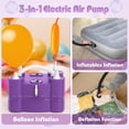 thumbnail image 3 of Bomba eléctrica para globos Keaibuding con triple puerto de inflado, 3 of 7