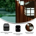 thumbnail image 3 of Flash Furniture Holder LED Solar Wall Mount Lights Outdoor Brown (DNSL1086BR), 3 of 10