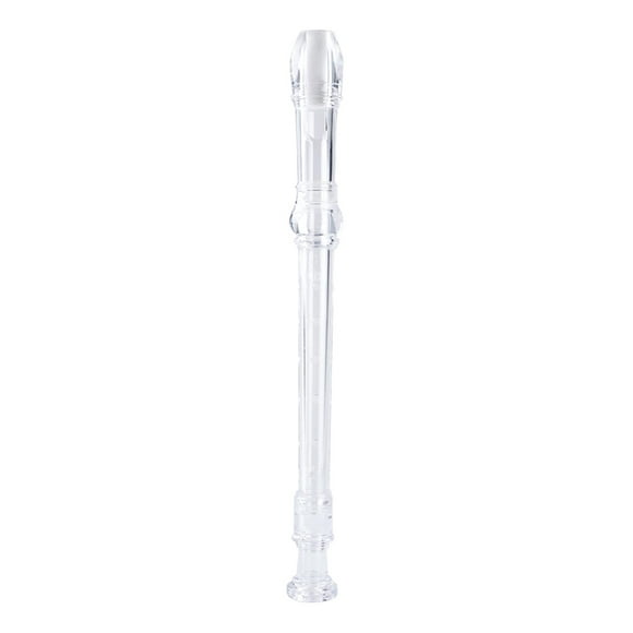 Flauta dulce soprano ABS, instrumento musical descantante con baqueta para niños y adultos Claro