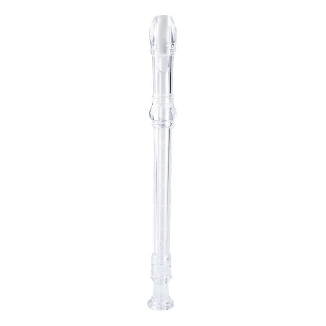 MERIGLARE German Soprano Recorder Key of G Descant w/ Cleaning Rod Clear