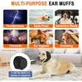 thumbnail image 7 of Dog Head Wrap - Quiet Ears for Anxiety, Waterproof Dog Calming Hood, No Shake Ear Cover Snoods for Thunder, Lightning, Fireworks, Vet Visits, Grooming, Polyester and SBR Diving Fabric, 7 of 7
