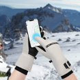 thumbnail image 2 of Guantes De Ciclismo Con Dedos Completos, Pantalla Táctil, Para Actividades Al Aire Libre, Esquí De Invierno, Antideslizantes, Cálidos, Resistentes Al Viento, Guantes Deportivos De Lana Para Mujer., 2 of 6