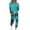 Blue, variant on HBFAGFB Pantsuit for Women Casual Long Sleeved Trousers Womens Track Suits 2 Piece Set Red Size XXL