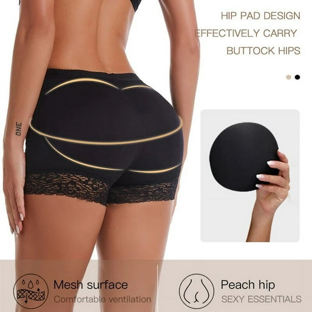Women's Padded Butt Lifter Hip Pads Enhancer Shaper Bum Lift Shapewear  Panties