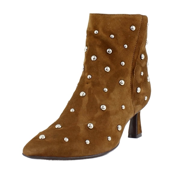 Naturalizer Deesha Bootie Women's Boots Dark Chestnut Stud Size 6.5 M