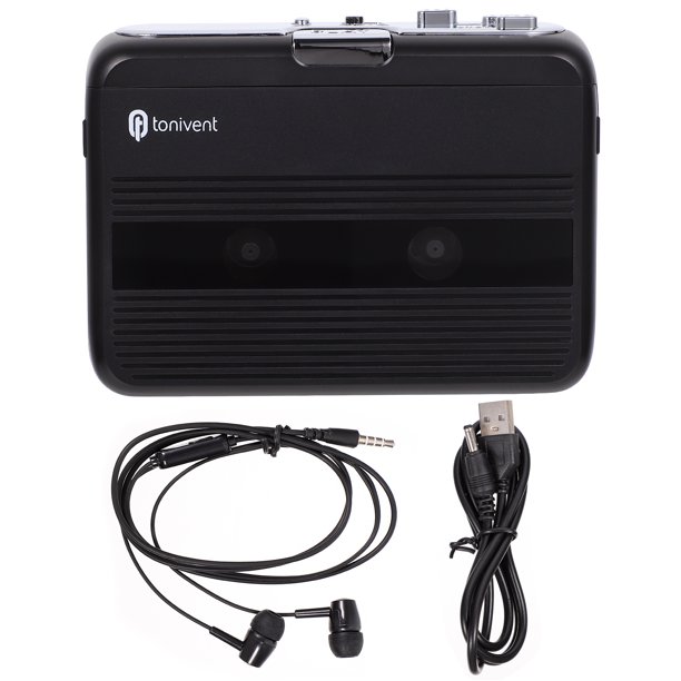 EeaseMX 1 transmisor inalámbrico Walkman, reproductor de casete estéreo con radio FM